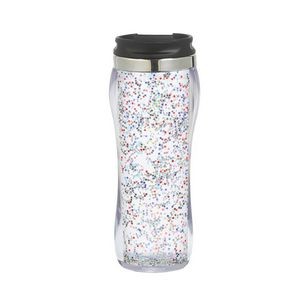 20 oz acrylic & stainless Luna tumbler with confetti insert