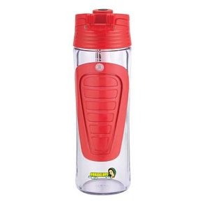 18 oz Brittax sport water bottle w/filter and silicone grip