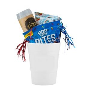 Snax Plastic Cup with Snacks Plastic Cup Gift Set