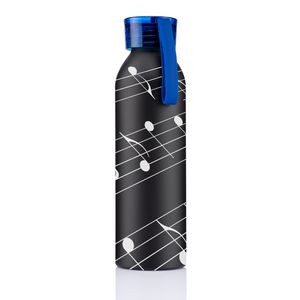 22 Oz. Aluminum Regis Water Bottle with Silicone Strap