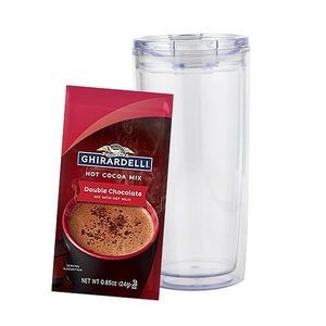 Double Wall Tumbler w/Hot Chocolate Packet
