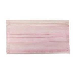 Pink 3 Ply Facemask Adult Size