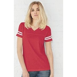 LAT® Women's Fine Jersey Football Tee Shirt
