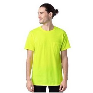 Hanes® Work Wear® Adult Blended T-Shirt w/Chest Pocket