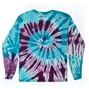 Colortone Adult Heavyweight Cotton Tie-Dyed Long Sleeve T-Shirt