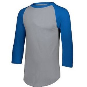 Augusta® Youth 3/4 Raglan Sleeve Baseball Jersey Shirt