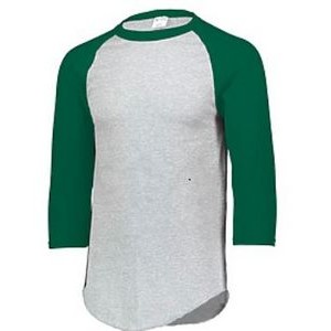 Augusta® Adult 3/4 Raglan Sleeve Baseball Jersey Shirt