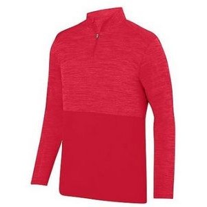 Augusta® Adult Shadow Tonal Heather 1/4 Zip Pullover Shirt