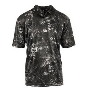 Burnside® Men's Printed Burn Golf Polo Shirt