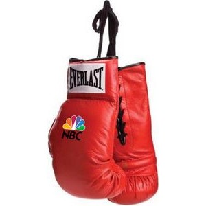 Everlast® LEATHER Autograph Gloves - Laced Black or Red Color
