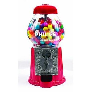 Red 9" Metal w/Glass Gumball / Candy Dispenser Machine- Special Pricing