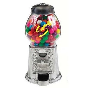 Silver 9" Gumball / Candy Dispenser Machine- Outstanding Quality!