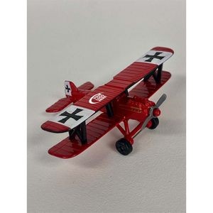 5" Diecast SE5 Red Baron Airplane