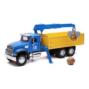 1:18 Scale Mack® Granite Dump Truck W/ Crane (u)