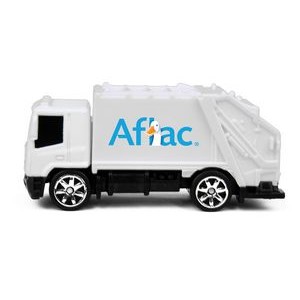 3" 1:64 Scale Garbage Truck with Full Color Logo (u)