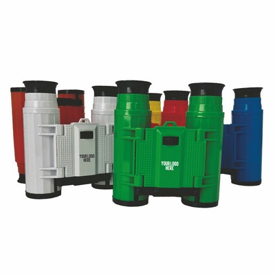 3"x1-1/2"x1-1/2" Mini Binoculars- available in Red, Blue, Green or White 4 x 28mm Gift Boxed