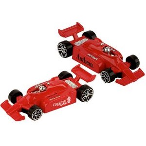 Indy / Formula Style Die Cast 3" 1:64 Red Race Car (u)