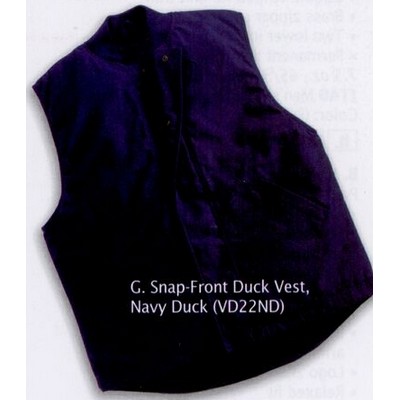 Red Kap Snap Front Duck Vest