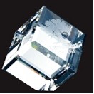 Beveled Diamond Cube Paperweight - Medium