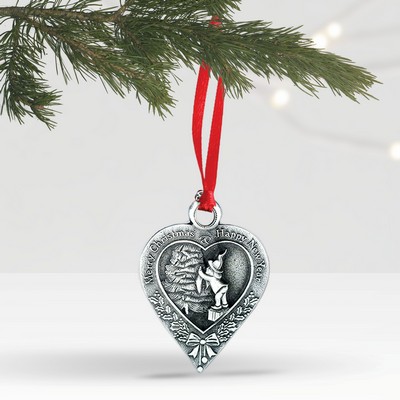 2"x 1.75" Stock Heart Ornament