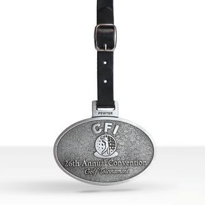 Solid Pewter Golf Tag