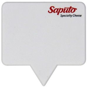 2" Large Rectangle Head Food Pick with 1 Color Imprint