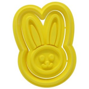 4" Bunny Cookie Cutter-Press Combo