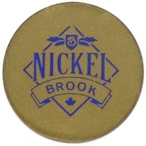 1.25" Round Token with One Color Imprint