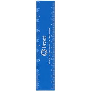 6" Ruler with 1 Color Imprint