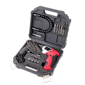 3.6 V Lithium-Ion Rechargeable Screwdriver w/ 45 Piece Accessory Set