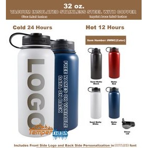 32 Oz. Vacuum Insulated Stainless Steel Bottle