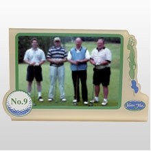 Stock Signature Hole Golf Picture Frame w/ Golf Ball