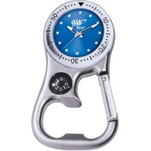 Union Series Unisex Carabiner Watch w/ Bottle Opener & Compass