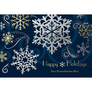 Stylish Holiday Front Imprint Card