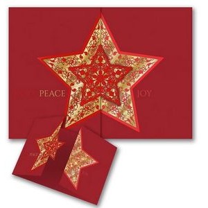 Big Bright Star Holiday Card