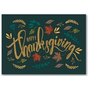 Leaves Aplenty Thanksgiving Card