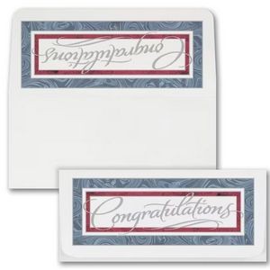 Marble Congrats Currency Envelope