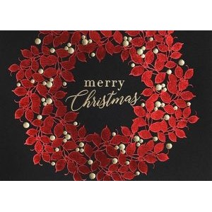 Merry Wreath Merry Christmas Card