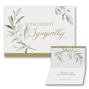 Sympathy Greenery Card