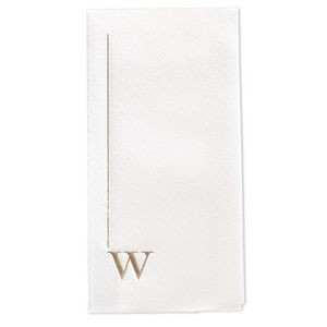 Initially Simple Premium Guest Towel w/uncoined Edge (White)