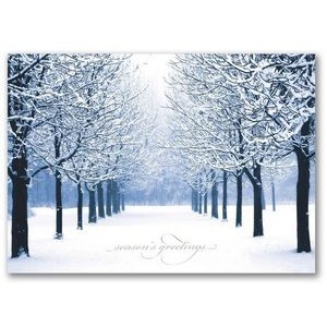 Winter's Path Holiday Card