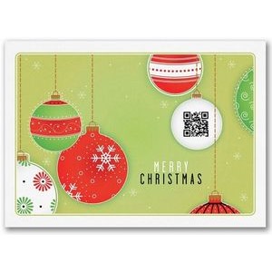 Ornament QR Code Card