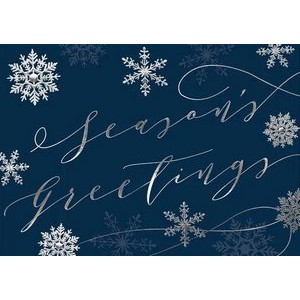 Flurried Greetings Holiday Card
