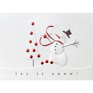 Snowman Fun Holiday Card