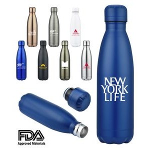 17oz Double Wall Stainless Steel Vacuum Insulated Travel Bottle
