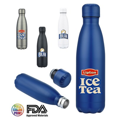 17oz Double Wall Stainless Steel Vacuum Insulated Travel Bottle - Full Color