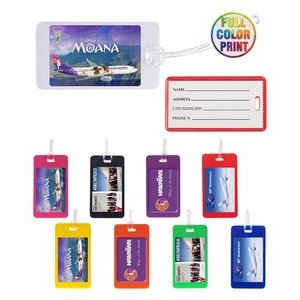 Slip In Pocket Luggage Tags - Full Color Print
