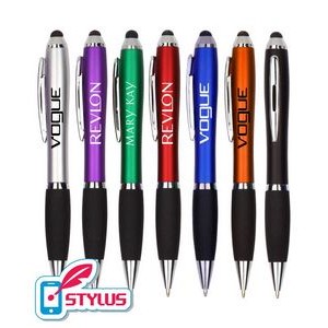 Colored Barrels - Executive - Stylus Pens with Black Grip