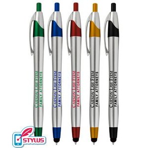 Silver - Elegant - Stylus Clicker Pen