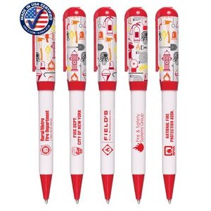 USA Made, Fire Safety Designed Twist Pen